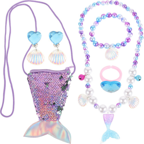 Conjunto Colar Concha Pulseira Cauda 2
