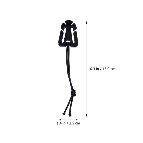 12Pcs Elastiskt Rep Med Triangel Spänne Och Fast Spole 1