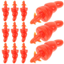 100Pcs Plast Snögubbsnäsa Jul Tillbehör Hantverk