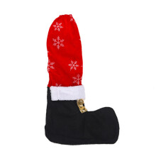 4Pcs Julens Snöflingemönstrade Stolsbenshylsor Tyg Möbelskydd