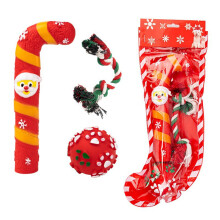 Weihnachts-Hundespielzeug-Set zum Kauen und Zahnen des-NEIN. 4