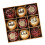 Weihnachtskugel-Ornament-Set, bemalte-Burgundergold 1