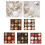 Weihnachtskugel-Ornament-Set, bemalte-Burgundergold 4