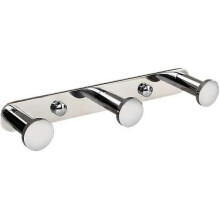 2024 Towel Hooks Bathrobe Hooks Wall Hooks Coat Hooks with 3 Hooks 304 Stainless Steel Mirror Chrome