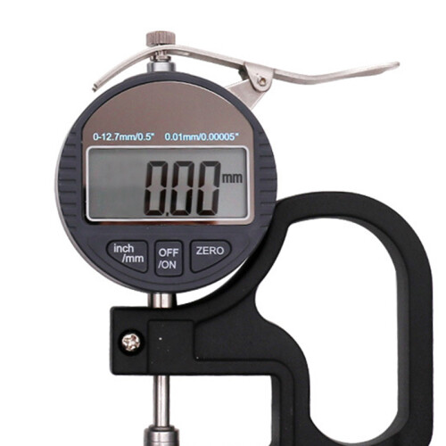 Dickenmessgerät, Mikrometer, 0-12,7 mm, 1