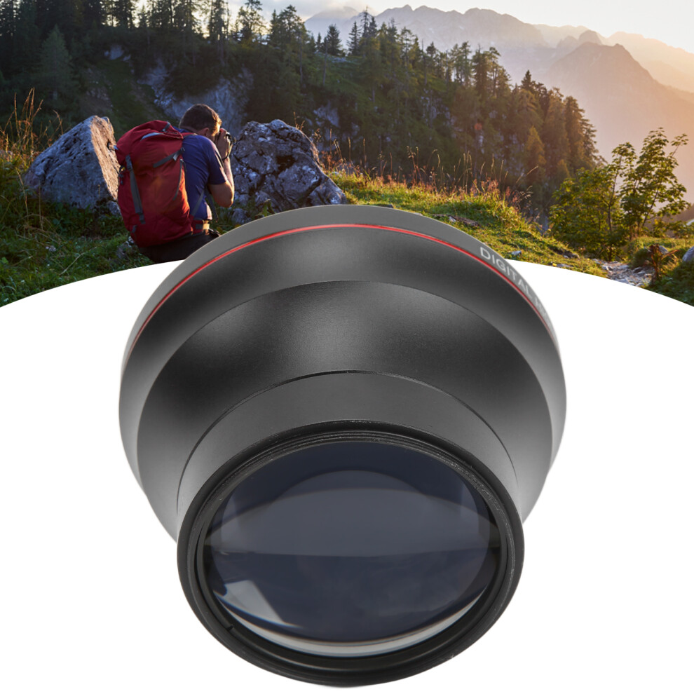 58Mm 0.43X Wide Angle Lens With Macro For Landscape Photography 6901357361254