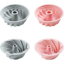 2024 4pcs Chiffon Cake Mold 6-inch Household Set-non-stick Bakeware Cake Silicone Mold,for Birthday Party