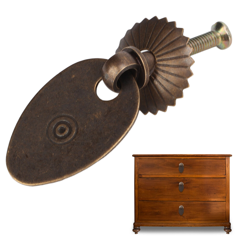Rustproof Bronze Tone Drawer Handles With Screws For Retro Decorations 9351357364668