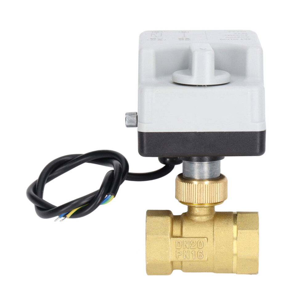 Dn20 Normally Open 2 Way Motorized Ball Valve Ac220v With Ip54 7901357365633