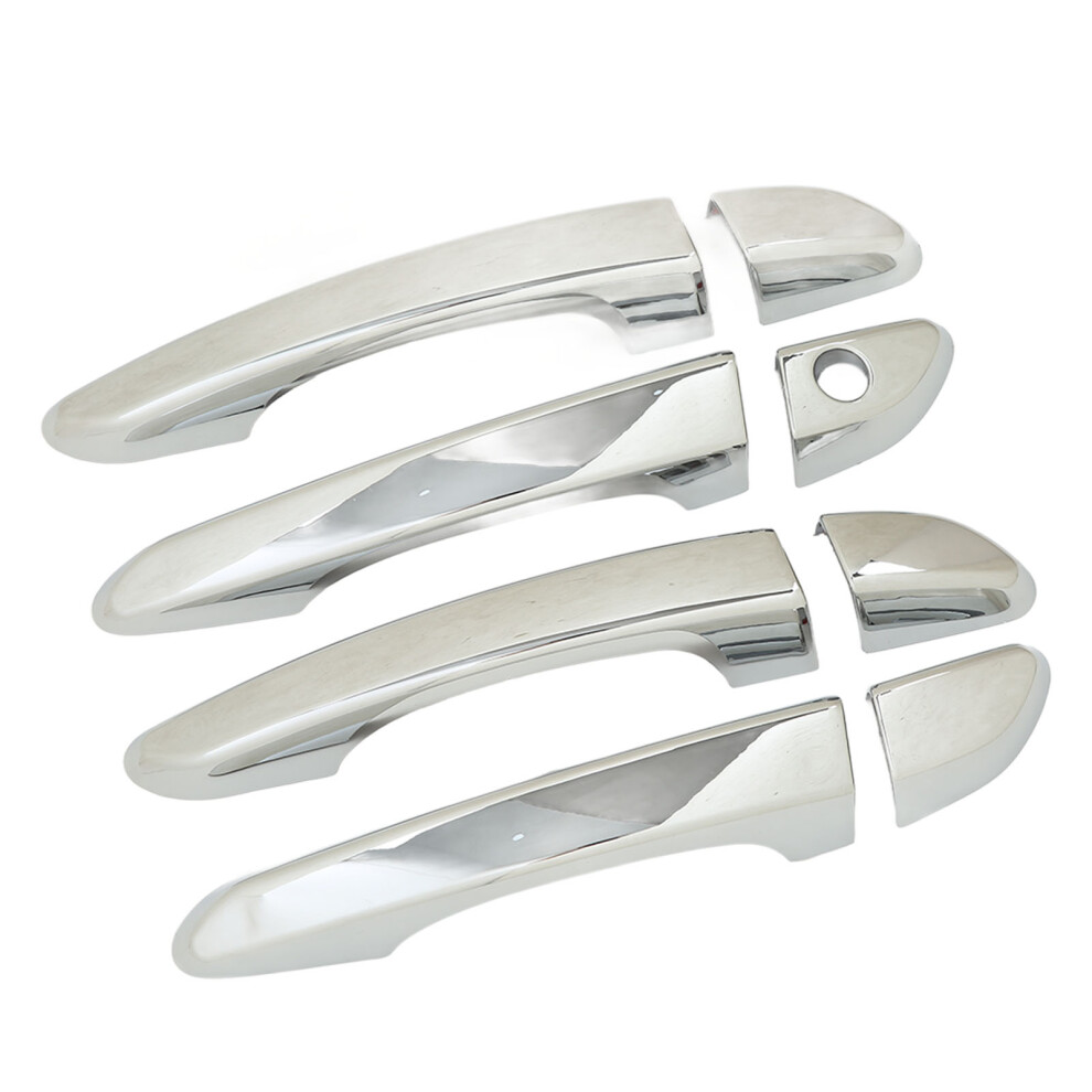 Chrome Car Door Handle Cover With Caps For Creta Ix25 Cantus Lhd Model 5041357366727