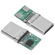 2Pcs USB C Breakout Board 8-pin 20V 3A Fast Charge Adapter for Tablets &amp; Laptops