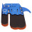 Blue Leather Archery Finger Tab Right Hand 20-21cm Palm Guard 1