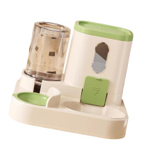2 in 1 Automatic Cat Feeder Water Dispenser Food And Water Bowl Food Dispenser For Bunny Green