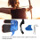 Blue Leather Archery Finger Tab Right Hand 20-21cm Palm Guard 5