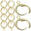 40 Unidades Para Pendientes Aro Dorado Accesorios 11
