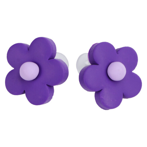 3 Pièces Boucles D'oreilles Fleurs En Polymère Pour Femme 1