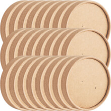 40 Pezzi Coperchio In Carta Kraft Per Contenitori Zuppa E Porridge