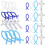 4 Ensembles Découpes Miniatures Thème Croix Poisson Pour Baptême 1