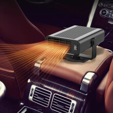 Portable Car Heating Device 12V Black Windshield Defogger Quick Acting Defroster