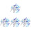 4 Ensembles Découpes Miniatures Thème Croix Poisson Pour Baptême 4