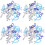 4 Ensembles Découpes Miniatures Thème Croix Poisson Pour Baptême 7