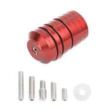 Compound Bow Stabilizer Weight Kit Weights 1oz 2oz 4oz Aluminium Alloy Bow Shock Absorber Red For Target Hunting