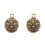 2 Pezzi Pendente In A Forma 6