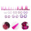 Set 52 Pezzi Espansore Auricolare In Acrilico 14G-12Mm 3