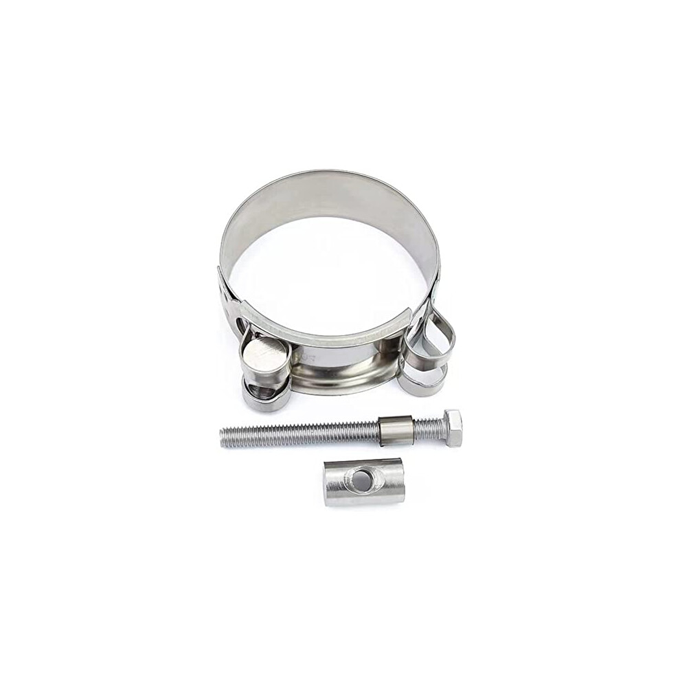 Adjustable 304 Stainless Steel Hose Clamps, 17-174Mm, 2 Pcs, Exhaust Air And Water Pipe Fasteners For Automotive Plumbing 9354506646493