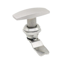 304 Stainless Steel MS705-3U Distribution Box Cabinet Locking Cylindrical T-Type Rotary Handle 1Pcs