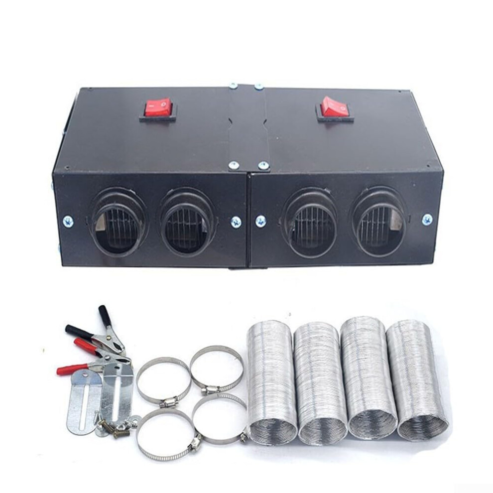 12V 600W Portable Car Fan Heater For Windscreen Defroster Demister, Vehicle Interior Heating, Copper Cable Ptc Heating 9084446728941