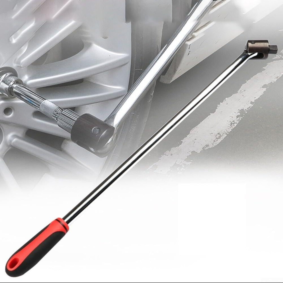 Chrome Alloy Steel 24Inch Flexible Ratchet Handle Socket Wrench High Torque Capacity For Tightening And Loosening Nuts 9354506646752