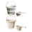 Foldable Kitchen Water Scoops And Pail-White gray middle 2