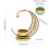Decorative Ramadans Moon Shape Votives Candlestick for-gold 3