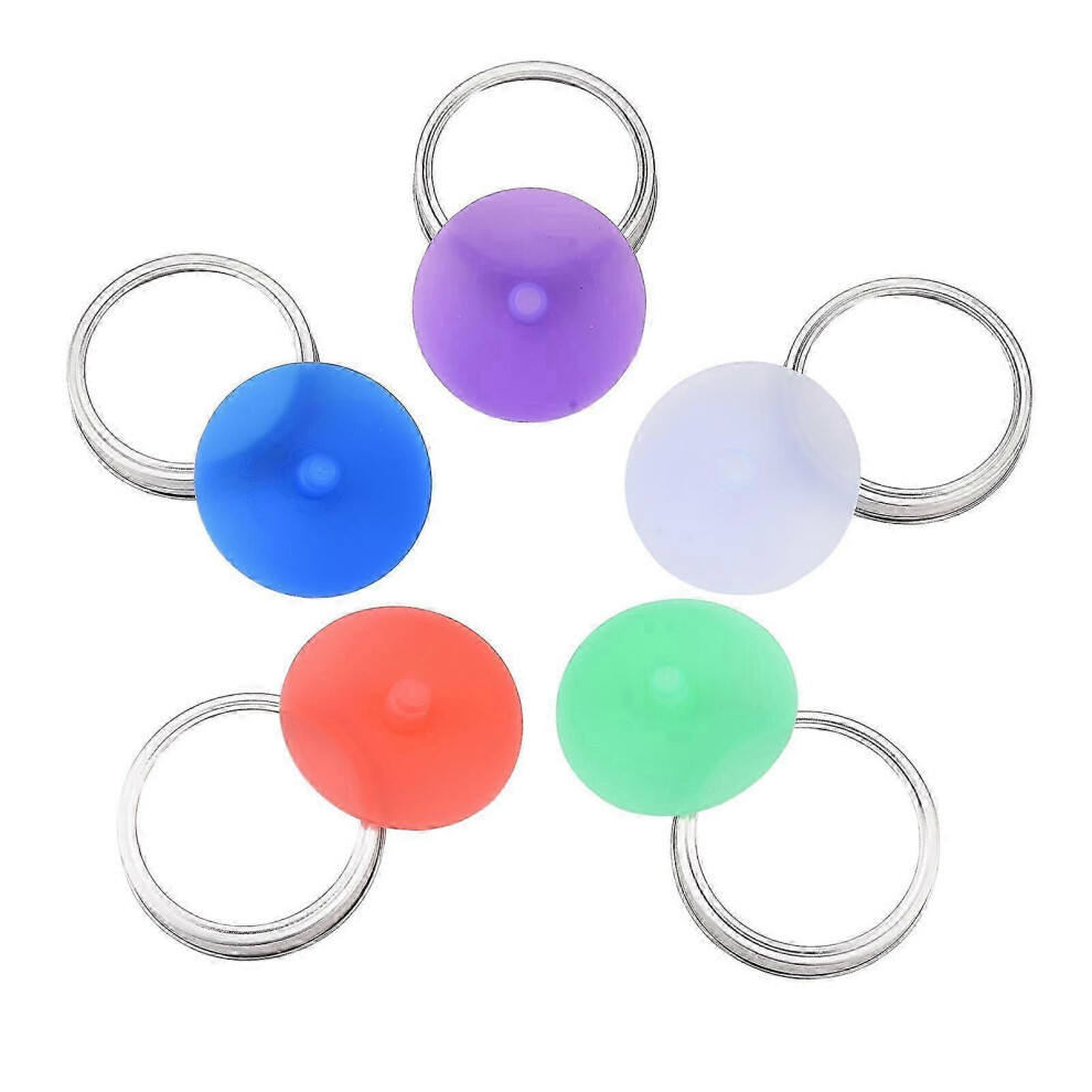 Kikidex (As Show, One Size) Silicone Mason Jar Lids, Wide Mouth With Sealing Ring For Kitchen Storage