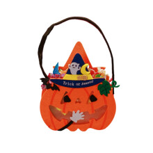 Portable Pumpkin Candy Bag Ergonomic Handle Halloweens Party-2