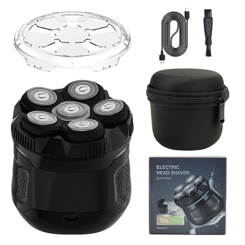 Bald Head Shaver With 6D Blades And Digital Display For Quick Grooming Travel Friendly Men's Portable