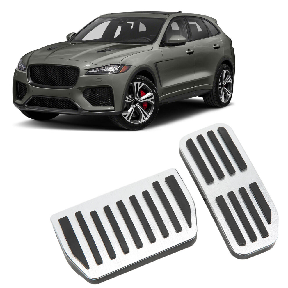 Jaguar F E I PACE XE XF Aluminum Pedal Set - Anti-Slip & Durable