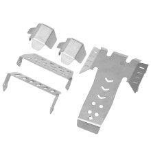 Stainless Steel RC Chassis & Armor Set for VP VS4‑10, 141 mm