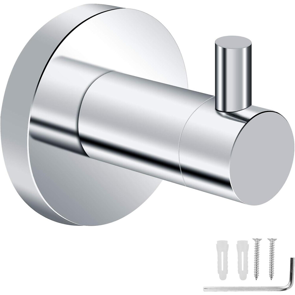 Kikidex (As Show, One Size) Bathroom Coat Hook Wall Hook Wall Towel Holder Waterproof And Rustproof Tea Towel Holder For Kitchen, Living Room And Office