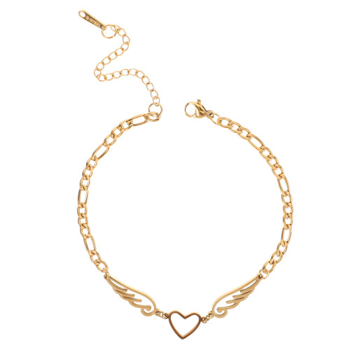 Tobillera Para Mujer De Inoxidable Con Y Ajustable