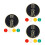 15 Unidades Broches Metálicos De 7