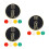 15 Unidades Broches Metálicos De 4