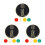15 Unidades Broches Metálicos De 10