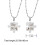 2 Pièces Puzzle Pendentif 10