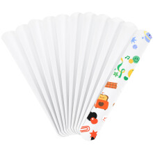 180 Pièces Bracelets Claquants Blancs Pour Enfants