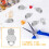 100 Pezzi A Clip Perforazione Per E 11