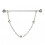 Collarino A Sferette Con Chiusura A Vite Per Camicia Cravatta 4