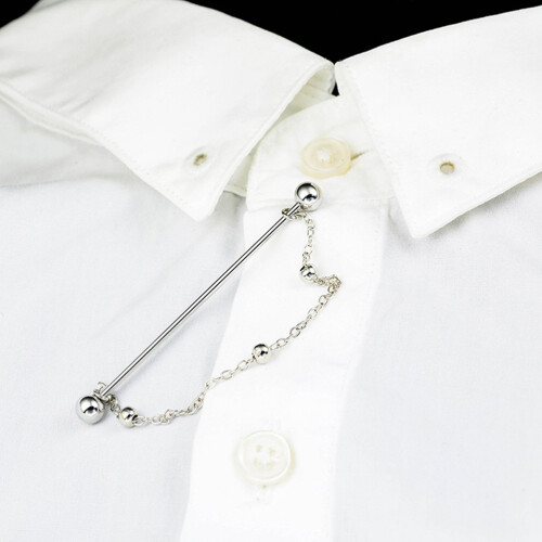 Collarino A Sferette Con Chiusura A Vite Per Camicia Cravatta 2