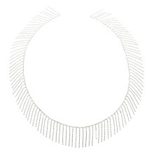 Cadeia De Strass Com Borla E Para Roupas